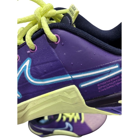 Nike‎ Metcon 8 Training Shoes Purple Yellow Neon Athletic Sneakers men - Picture 4 of 9